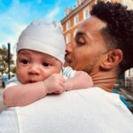 Jessie J Instagram - 6 weeks look great on you chunk 🍼 Last slide got me sending a “We need to talk” text and also…. “You are the best Daddy in the 🌎 I love you” Happy boy