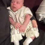 Jessie J Instagram - 6 weeks look great on you chunk 🍼 Last slide got me sending a “We need to talk” text and also…. “You are the best Daddy in the 🌎 I love you” Happy boy