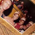 Jessie T. Usher Instagram - one of the perks of visiting grandmas house - the throwback pics you find 😂