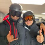 Jessie T. Usher Instagram - tried somethin’ new today 🍕🍟😂 ⛷️#ImHooked #WhoTrynaGo #WhyDidntYallTellMeThisWasThisMuchFun #SkiingInTheWinter🤝🏾GolfInTheSummer #WhenInCanada🤷🏾‍♂️