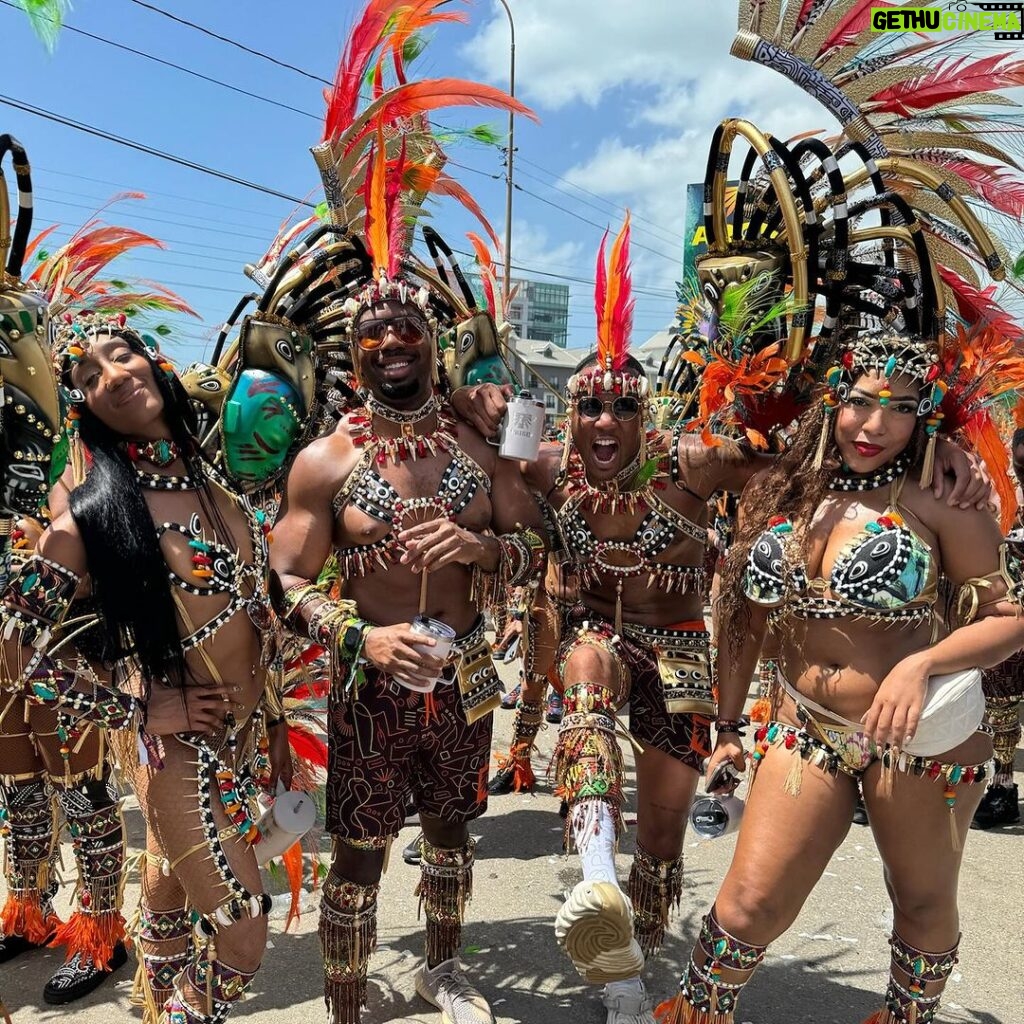 Jessie T. Usher Instagram - CARNIVAAAAAL!!! On the ROAD. Front line!! w/ @carnivaltribe 🇹🇹 WHAT. A. TIME. Trinidad & Tobago