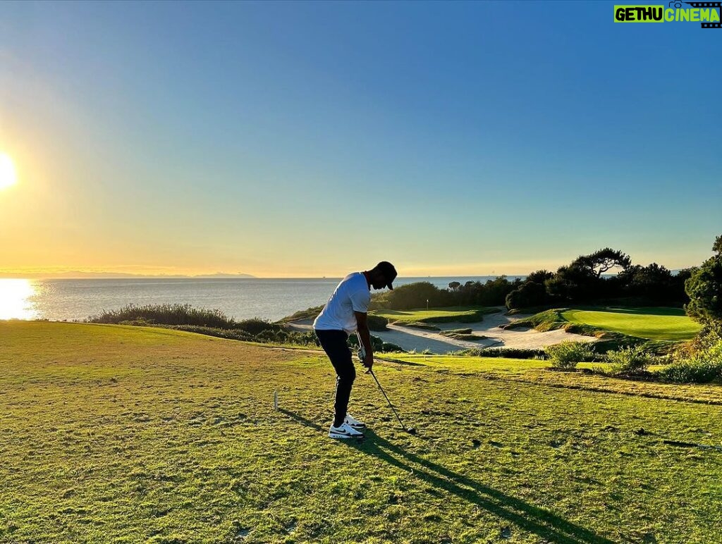 Jessie T. Usher Instagram - golf is life. Pelican Hill Golf Club