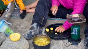 Jim Baird Instagram - (Full vid. linked in bio.) Morning at camp on Day 3 was a little more interesting than usual with something hanging out in the woods near by. After loading the canoe while our son Hudson belted out the toddler anthem Jonny Jonny, we continued our journey down the mighty Stikine River towards Alaska. We were looking to make up for lost time but heavy rain and wind slowed us down. We had to again make a sturdy tarp rig at camp to escape the downpour that evening. In the shelter of the tarp that night, my wife @torigoesoutside cooked up a the best camping meal ever which really hit the spot. Watch the full video through the link in my bio. 

#jbadventurer #outdoors #stikneriver #outdoors #camping #kids #familycamping