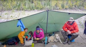Jim Baird Instagram - On day two of our family canoe trip down the Stikine River through Northern BC and into Alaska, things got crazy when a raging windstorm blew up in the night and we had to secure our tent down. When I climbed out of the tent the next morning, our canoe was gone. Watch the full video from this part of the adventure through the link in my bio. 

#outdoors #jbadventurer #canoeing #alaska #stikineriver #survival #camping #familycamping