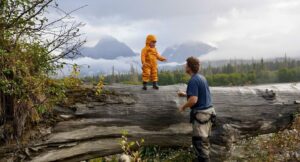 Jim Baird Instagram - New video up! (Link in bio.). In this one, @torigoesoutside and I continue down Northern BC’s Stikine River towards Alaska with our family. We camp in a couple nice places where we need to put our tarp to good use because of the rain. Breaking camp in the morning takes a lot more time with kids as they need to be fed and dressed, (you can see me putting on Wesley’s wet suit on in one of the pics here). Both adults can’t really work at camp tasks at the same time because one of us needs to keep a watchful eye on our son Hudson who likes to go for hikes (with or without us!). 

Things get more challenging when we’re traveling down river and the rain really picks up…it just won’t let up for hours and hours on end and we’re soaked. Come evening, we begin searching for a cabin that should be close by. Our river notes are 30 years old so we don’t really know if it’s even  there anymore. Soaked to the bone, at this point we’d be very grateful for a place to get warm and dry out tons of wet cloths. Do we find it? 

#alaska #jbadventurer #stikineriver #canoetrip #familycamping #outdoors #campwithkids #wilderness