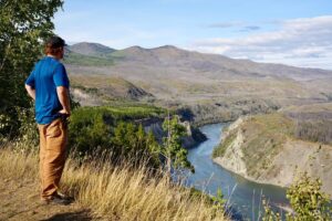 Jim Baird Instagram - We did it! Yesterday evening we arrived in Telegraph Creek, BC to complete our 5000 km overland journey from our home in Magnetawan, Ontario. The final 150kms on the Telegraph Creek road was both jaw-droppingly spectacular and hair raising with 20% inclines that saw sheer cliffs lining the edge of the mountain road in many places. But before reaching the Telegraph Creek rd., we enjoyed an amazing side adventure off the Cassiar on hwy 37A where we checked out Bear Glacier. We’re now in the process of switching from an overlanding trip to a canoe trip and with any luck, we’ll begin paddling the Lower Stikine River today! Our @chevroletcanada Silverado ZR2 had all the power needed to haul out Expedition 2.0 teardrop trailer by @offgridtrailers up the steep inclines and I don’t think there could be a better camper trailer for the job. What an awesome experience for the whole family. #sponsored #overlanding #camping #beautifulbritishcolumbia #4x4overland #outdoors #teardroptrailer #FindNewRoads #offgridtrailers Telegraph Creek, British Columbia