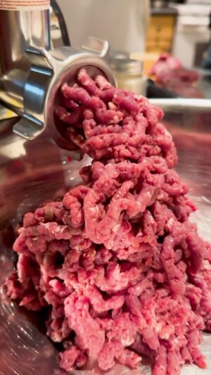 Jim Baird Instagram - It was an interesting experience and they ended up tasting great. The kitchen was a bit of a disaster when we were done but I think next time we make them things will go a little smoother. 

What is your favourite kind of sausage?

#sausagemaking #moosesausage #makingsausages #homesteadinglife