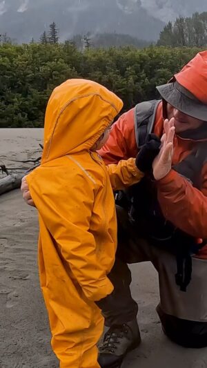 Jim Baird Instagram - This kid impresses me more and more each day. He’s such a hard worker and always so proud of himself… as he should be. At first glance I thought Jim helped Wesley by guiding his arm but then I realized he couldn’t have done that and it was all Wes! 

#outdoorfamily #adventurefamily #foxg1