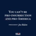Joe Biden Instagram - We will honor the sacred cause of democracy, not walk away from it.
