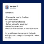 Joe Biden Instagram - Trump lost.