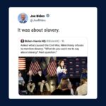 Joe Biden Instagram - It was about slavery.