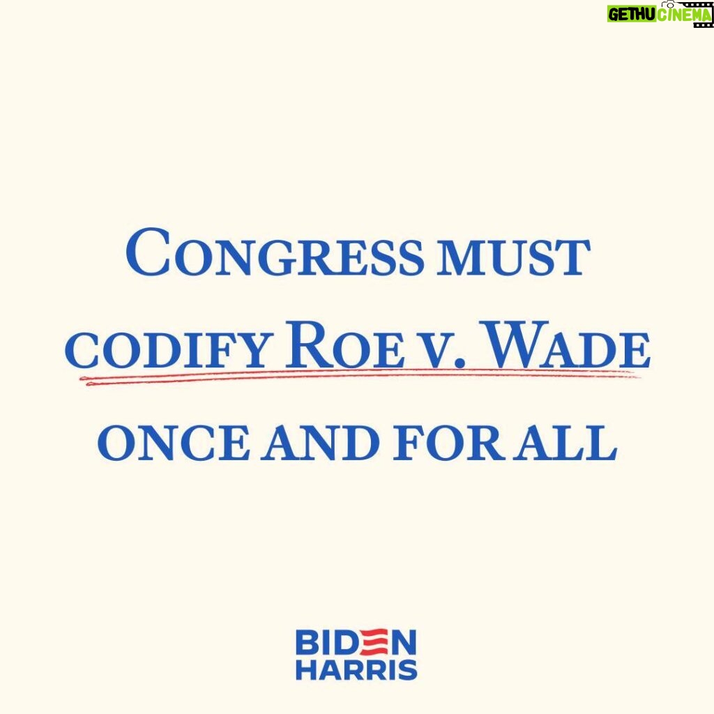Joe Biden Instagram - Legal and medical chaos, as we are witnessing in states like Texas, Kentucky, and Arizona, is a direct result of Roe v. Wade being overturned. As we predicted would happen, women’s health and lives now hang in the balance. The Vice President and I will continue to fight to protect access to reproductive health care and to urge Congress to restore the protections of Roe v. Wade.
