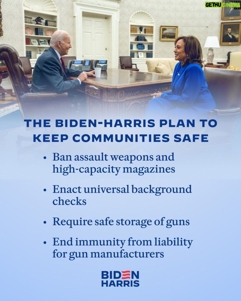 Joe Biden Instagram - I won’t stop fighting to end gun violence.
