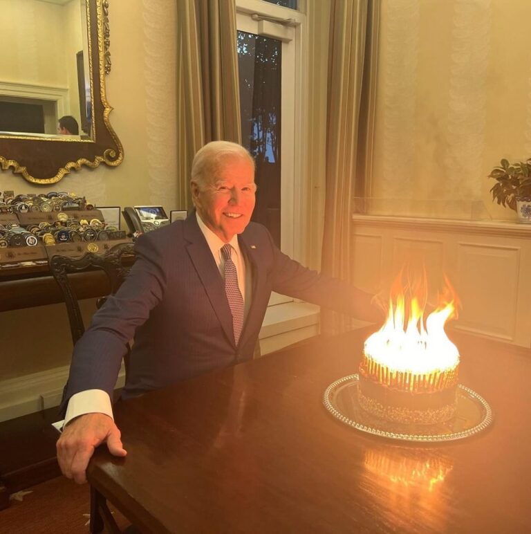 Joe Biden Instagram - Thanks for the birthday well-wishes today, everyone. Turns out on your 146th birthday, you run out of space for candles!