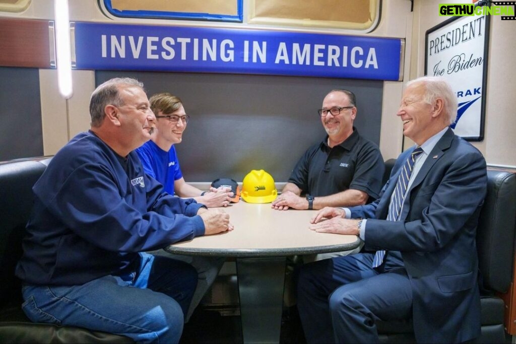 Joe Biden Instagram - I spent the bulk of my congressional career taking Amtrak. I commuted every day from Wilmington to Washington, D.C. Amtrak wasn’t just a way to get home to family—the conductors and engineers became my family. The Bipartisan Infrastructure Law includes the largest investment in passenger rail since Amtrak was created 50 years ago: $66 billion for world-class rail right here at home. These investments will reduce delays and speed up the trains along the Northeast Corridor. It matters for businesses trying to get their goods to market. It matters for the parent commuting to work in the morning. It matters for folks trying to get home for dinner.