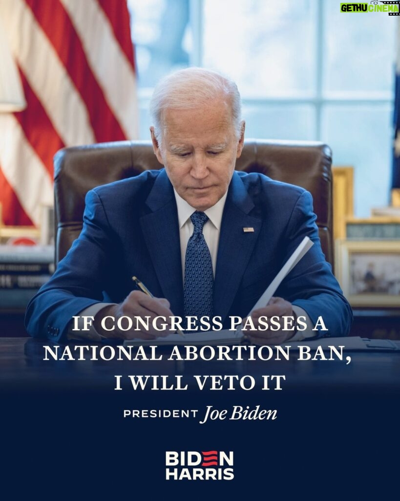 Joe Biden Instagram - We will never back down from protecting a woman’s right to choose.
