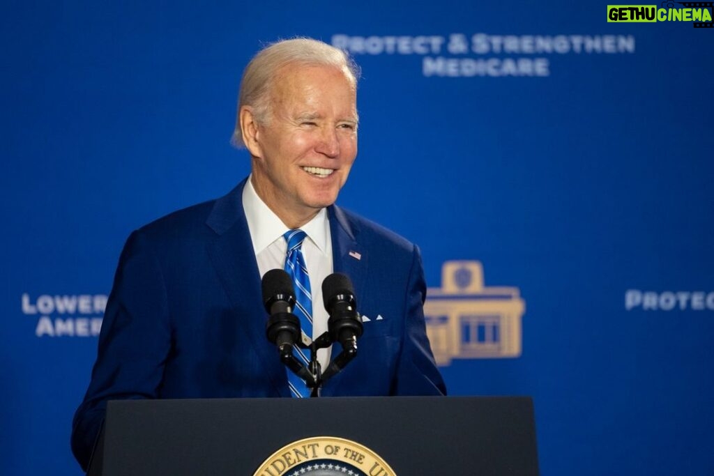 Joe Biden Instagram - From day one, I vowed to strengthen Medicare for the millions of Americans that have paid into this program from their very first paycheck. During Medicare open enrollment, seniors and their families will be able to see the progress we’ve made in lowering health care costs.