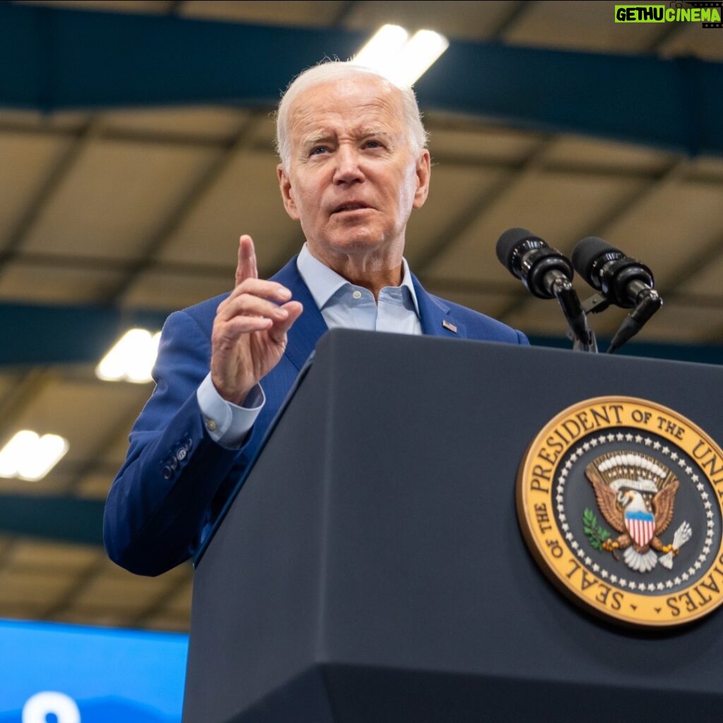 Joe Biden Instagram - We’re investing in America. This week, I announced one of the largest advanced manufacturing investments in the history of this nation—$7 billion in federal investments, which is going to attract $40 billion in private investment in clean hydrogen power.