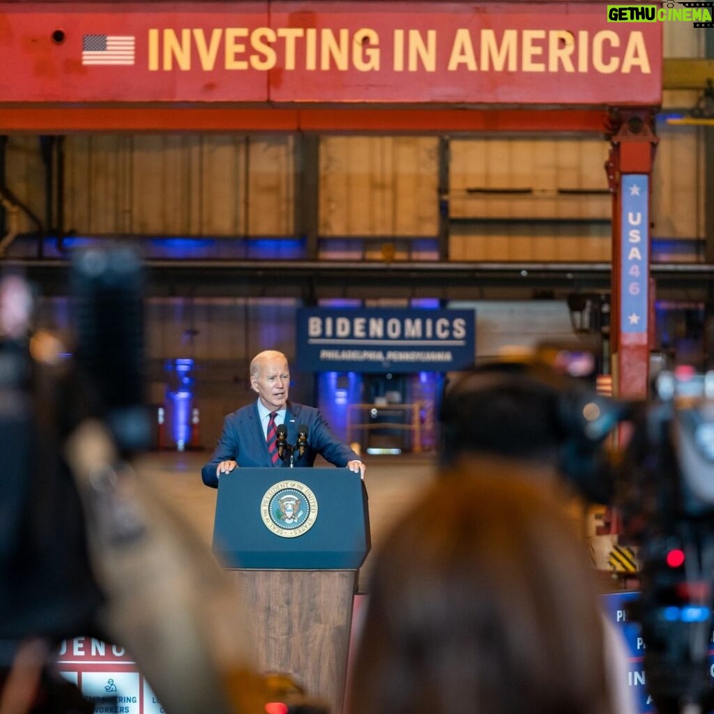Joe Biden Instagram - This morning’s CPI report shows core inflation fell to its lowest level in two years. Overall inflation is down by 60% from its peak at a time when unemployment has remained below 4% for 20 months in a row. That’s Bidenomics in action.