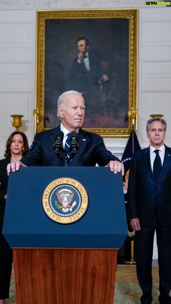 Joe Biden Instagram - We stand with Israel.