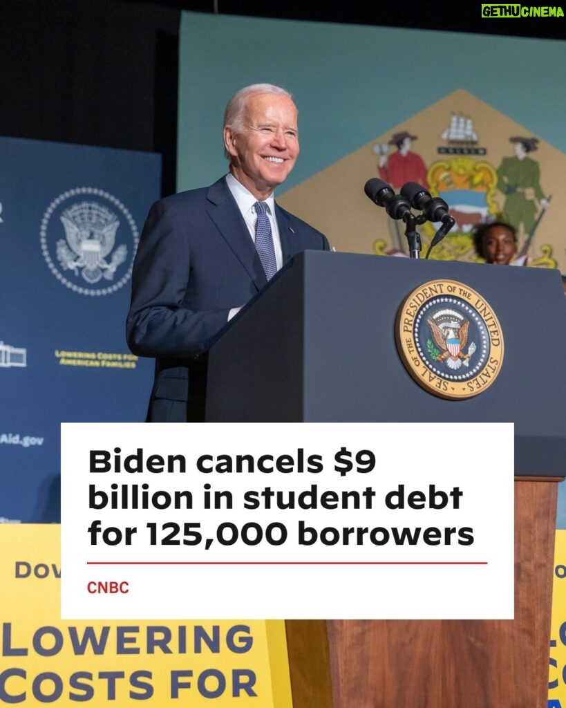 Joe Biden Instagram - We fixed the income-driven repayment program so borrowers who had been paying on their loans for 20 years get the debt relief they earned. Today, I announced that we have approved an additional $9 billion in relief for 125,000 borrowers under that program.