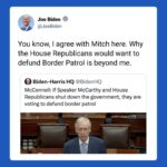 Joe Biden Instagram - You know, I agree with Mitch here.