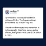 Joe Biden Instagram - The Supreme Court blocked me, but it didn’t stop me.
