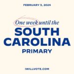 Joe Biden Instagram - A week from today, South Carolina voters will make their voices heard. Vote early in-person or head to the polls on February 3.