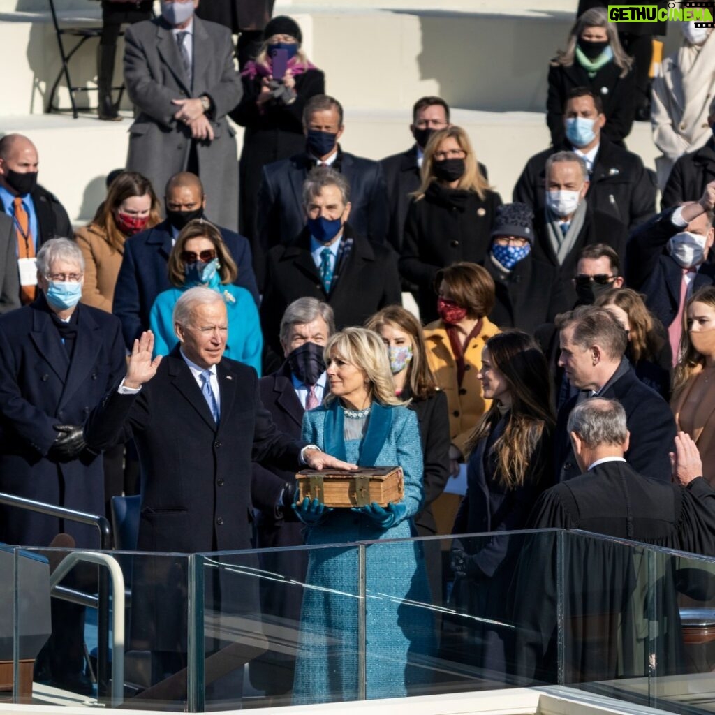 Joe Biden Instagram - Today marks three years since @KamalaHarris and I were sworn in, and we have spent every single day since fighting for hardworking Americans. From capping prescription drug costs and historic infrastructure investments to making health care more affordable and canceling over $130 billion in student debt, we're making enormous progress—and we’re ready to finish the job.