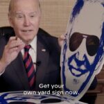 Joe Biden Instagram – Hey, big head.

If you order a sign from our campaign store, you could receive one signed by me.

Get yours today at the link in my bio.