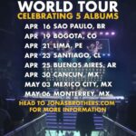 Joe Jonas Instagram - We heard you and couldn’t agree more that it’s time we came back to LATIN AMERICA!! Brazil, Colombia, Peru, Chile, Argentina and Mexico… We’ll see you next year ❤️ Visit jonasbrothers.com for on-sale times in your city!