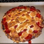 Joey King Instagram - Every fucking time I make a pie I somehow become dory from finding fucking Nemo and forget. I become ABSOLUTELY delusional. “Oh I love making pie”. Oh do you Joey? You lying little shit. DO NOT EVEN TALK TO ME WHEN IM TRYING TO WORK WITH THE CRUST. Crust. Fuck crust. Crust is such a whiny little bitch. Crust is like Goldilocks. “you didn’t process me long enough so now I won’t form a shape even resembling dough” or “oh you processed me too much so now I’m the consistency of play-do” like???? Anyway this is my Strawberry rhubarb pie. It was excellent. 10/10. will be doing it again soon.