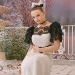 Joey King Instagram - What a dreamy honor to be part of @rodarte FW 2022. Thank you so much @kateandlauramulleavy 🖤🩰