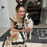 Joey King Instagram - Merry Christmas from Fable!!! Little Fable update for ya!! She is mine and Steven’s absolute best bud in the world … she is still afraid of most other people though, but she is getting better everyday and is the sweetest little lady. We are so happy to spend her first real Christmas with her and spoil her endlessly. She makes our lives so entertaining…we couldn’t be more thankful that she’s as weird as she is 🤡 Merry Christmas to everyone!!!! All shelter pets deserve a warm, safe and loving home for the holidays🫶🫶