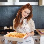 Joey King Instagram - Is it sundown yet?! Made a sweet kugel to break the fast for Yom Kippur....it smells too good....I want it now 🍽
