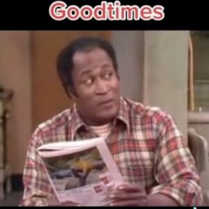 John Amos Instagram - Typical evening in the Evans household 🤷🏽‍♂️ #goodtimes #johnamos #estherrolle #jimmywalker