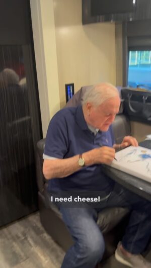 John Cleese Instagram - Whine and cheese pairing.

Join the madness: 

Nov 15 - Waukee, IA
Nov 16 - St.Louis, MO
Nov 17 - Springfield, IL
Nov 19 - Nashville,TN

#ustour #livecomedy #cheeselovers #funnyreel #laughmore #cheeseoverload #meltdown #whine