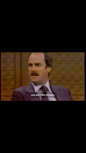 John Cleese Instagram - One of the ideas we originally had for “Life of Brian.” 🎥🍷

From “The Dick Cavett Show”

#lifeofbrian #montypythonslifeofbrian #dickcavett #thedisciples #disciple #disciples #montypython
