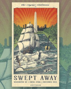 John Gallagher Jr. Instagram - So thrilled to help spread the news that @sweptawaymusical will have its east coast premiere in November 2023 at @arenastage in DC. I love this show with all my heart and am elated that it will breathe new life yet. ⚓️