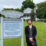 John Gallagher Jr. Instagram - “It was a great mistake, my being born a man, I would’ve been much more successful as a seagull or a fish.” New London, Connecticut