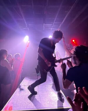 John Gallagher Jr. Instagram - I was able to get some good rawking in this summer. Not bad for a fella with tinnitus. 📸 by @grandphonymusic