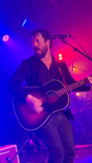 John Gallagher Jr. Instagram - It was so much fun playing songs from my upcoming record live with a band for the first time even though it was quite warm onstage and I almost passed out at the end of this one. Can’t wait to do it again! 🎥 by @jaybowitz