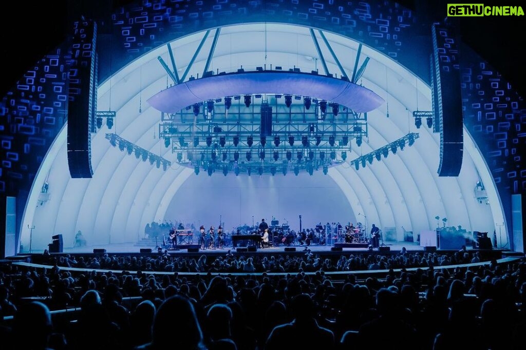 John Legend Instagram - Some photos from our incredible night at the @hollywoodbowl! I had been looking forward to this show for a long time. We performed with a gospel choir and the @laphil orchestra. I told the stories and played the songs that made me who I am. It was so special. I felt so full and uplifted. I want to do it again! Thank you to everyone who shared the experience with us. ❤️❤️❤️❤️❤️ 📸 @simplyyvan Hollywood Bowl