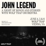 John Legend Instagram - Reflecting on the moments we shared in 2023 and gearing up for an unforgettable 2024! I'm excited to announce that I'll be at @Wolf_Trap in DC this summer from June 4th-6th, accompanied by the Wolf Trap Orchestra. Sign up for pre-sale access at johnlegend.com before tickets go on sale to the public Friday, February 16th at 10 am ET.