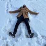 John Legend Instagram - Mommy’s at Sundance for work. We’re here to make snow angels.