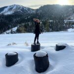 John Legend Instagram - Mommy’s at Sundance for work. We’re here to make snow angels.