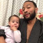 John Legend Instagram - Esti Maxine is ONE today! She’s been lighting up the house since day one. ❤️❤️❤️❤️