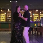 John Travolta Instagram - My daughter @ella.travolta and I dancing in memory of momma. One of Kelly’s favorite things, dancing with me.