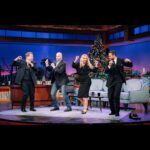 John Travolta Instagram - Got to chat with my very cool friends on The @latelateshow last night! Thank you @j_corden for having me, I had a blast discussing my movie The Fanatic, late-night Christmas shopping and the twist!