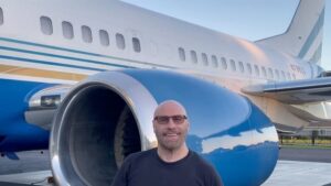 John Travolta Instagram - A very proud moment for me. I just received my 737 license. ✈️